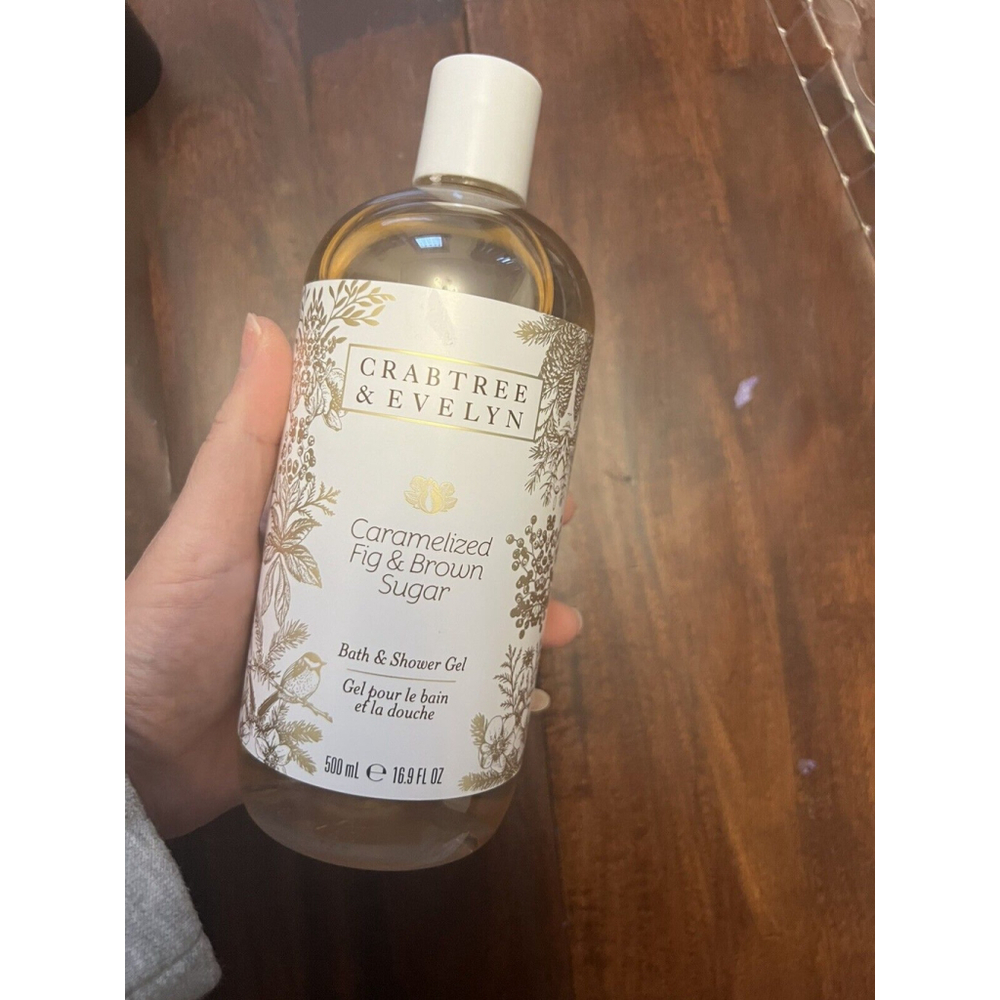 Crabtree & Evelyn Caramelized Fig & Brown Sugar Bath & Shower Gel Body Wash New